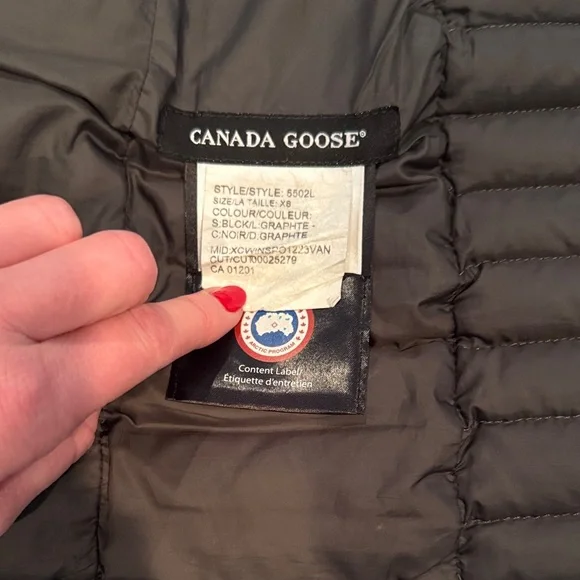 Canada Goose Black Hooded Jacket - Picture 5 of 8